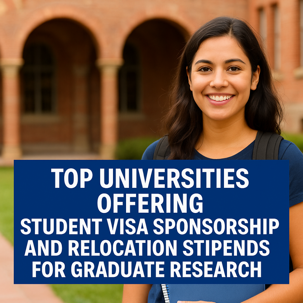 Top Universities Offering Student Visa Sponsorship and Relocation Stipends for Graduate Research